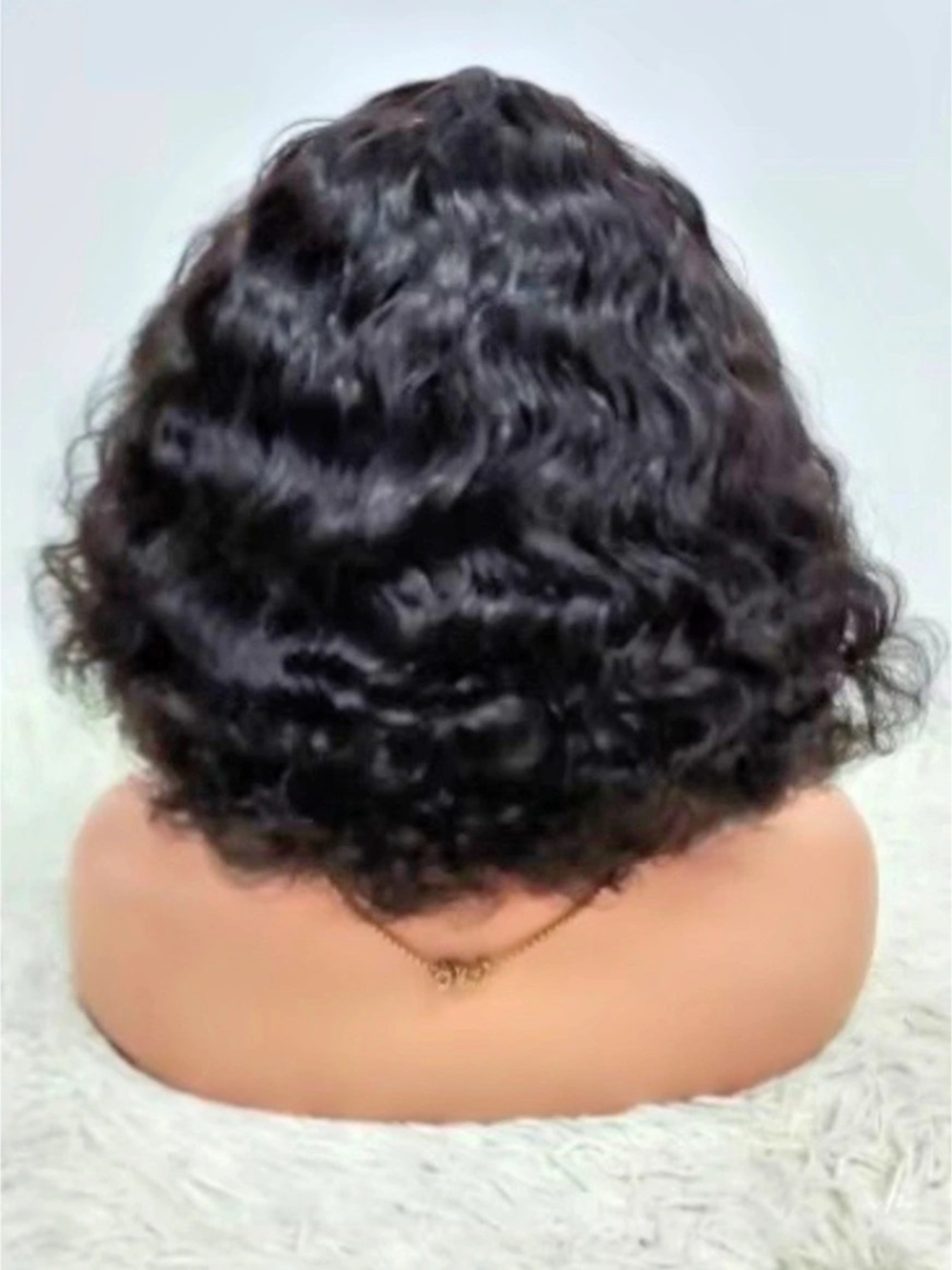 Curly wave Human Hair Human Hair With Bang